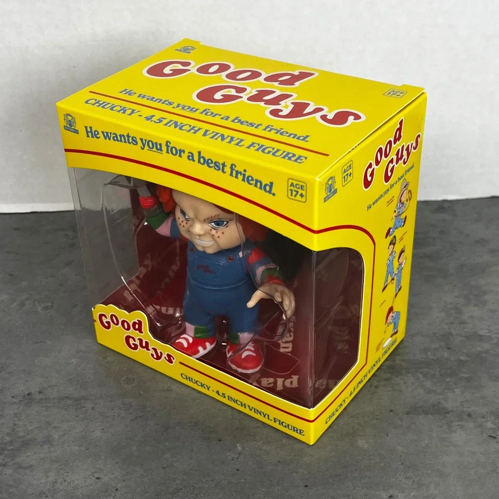 CultureFly Chucky Good Guys 4.5 Inch Vinyl Figure Childs Play Horror Collectible